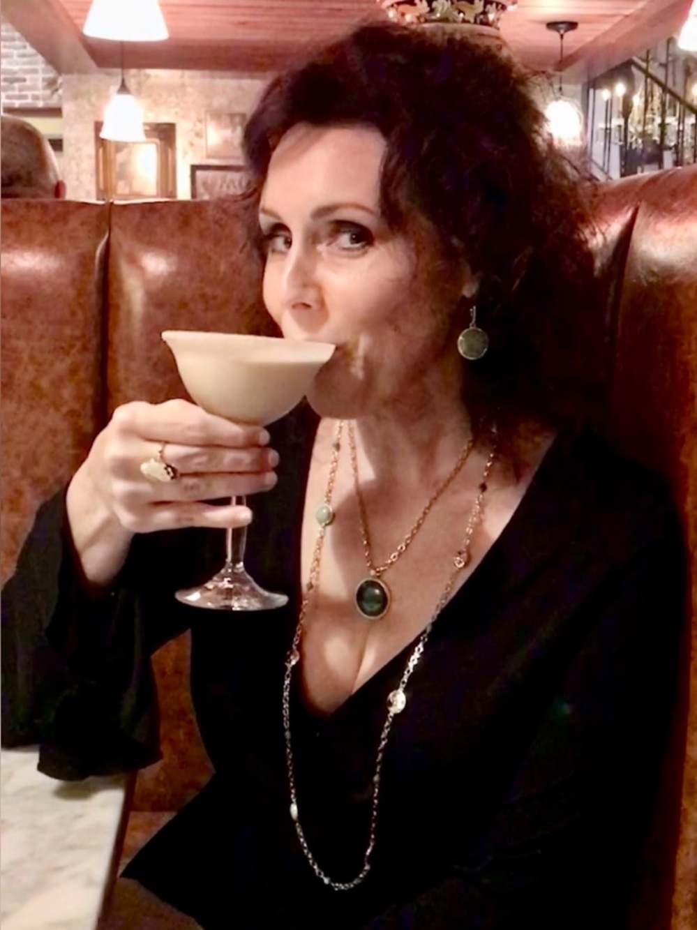 🆕 Gold Gemstone 20” & 34” Necklaces + Earrings, Layered 3 Piece Reversible Set